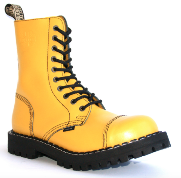 Glady - boty STEEL FULL YELLOW, 10 dírek 