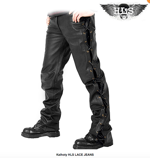 KALHOTY HLS LACE JEANS - pánské