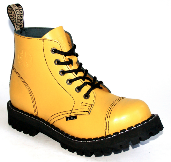 Glady - boty STEEL FULL YELLOW, 6 dírek (ES)