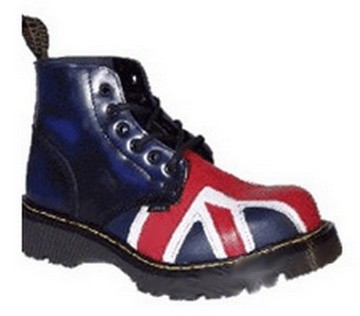 Glady - boty STEEL UK FLAG, 6 dírek