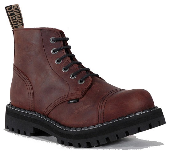 Glady - boty STEEL CRAZY BROWN, 6 dírek
