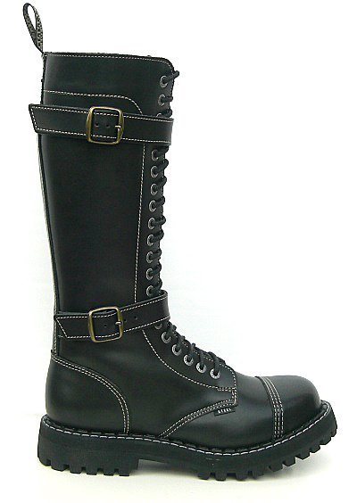 Glady - boty STEEL ROCK BLACK 2P - W10, 20 dírek (ES)